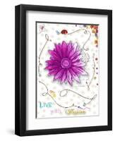 Live with Passion-Megan Duncanson-Framed Premium Giclee Print