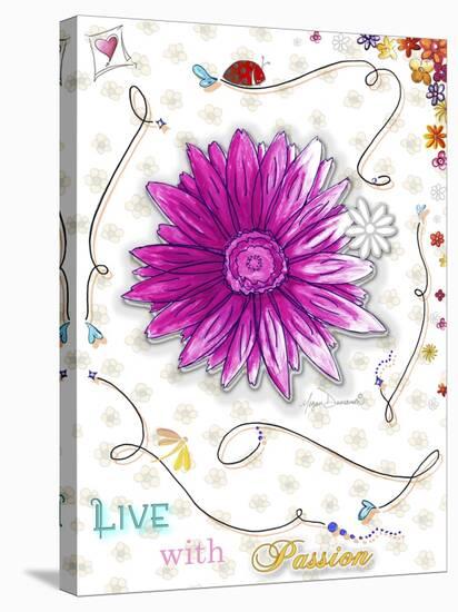 Live with Passion-Megan Duncanson-Stretched Canvas