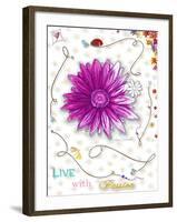 Live with Passion-Megan Duncanson-Framed Giclee Print