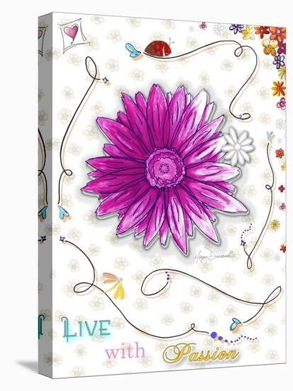 Live with Passion-Megan Duncanson-Stretched Canvas