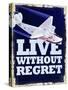 Live Without Regret-null-Stretched Canvas