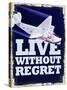 Live Without Regret-null-Stretched Canvas