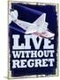 Live Without Regret-null-Mounted Giclee Print