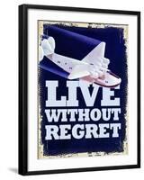 Live Without Regret-null-Framed Giclee Print