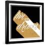 Live Your Dreams Gold-OnRei-Framed Art Print