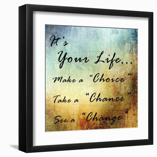 Live Your Life-Sheldon Lewis-Framed Art Print