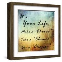 Live Your Life-Sheldon Lewis-Framed Art Print