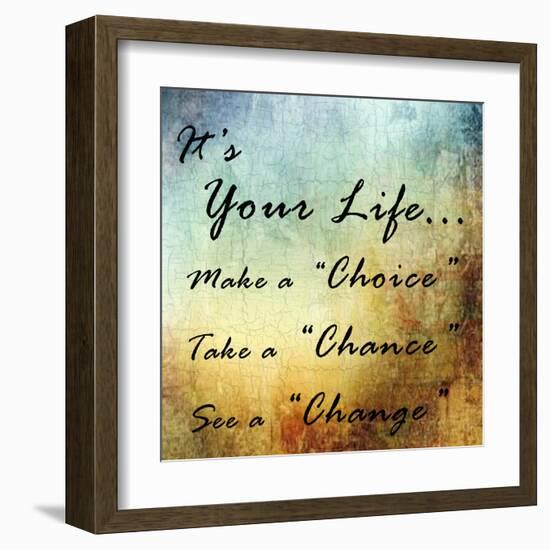 Live Your Life-Sheldon Lewis-Framed Art Print