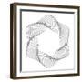 Lively Graphic - Star-Michael Banks-Framed Giclee Print