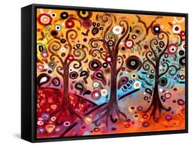 Lively Sounds-Natasha Wescoat-Framed Stretched Canvas