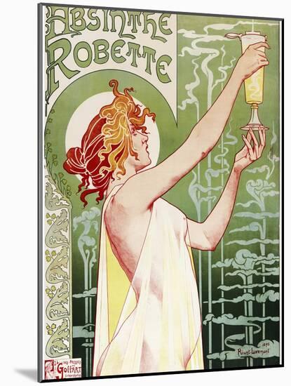 Livemont Absinthe Robette Archival-null-Mounted Premium Giclee Print