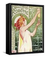 Livemont Absinthe Robette Archival-null-Framed Stretched Canvas