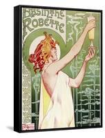 Livemont Absinthe Robette Archival-null-Framed Stretched Canvas