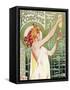 Livemont Absinthe Robette Archival-null-Framed Stretched Canvas