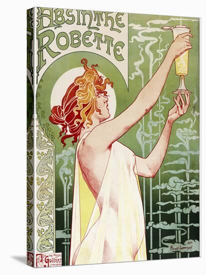 Livemont Absinthe Robette Archival-null-Stretched Canvas