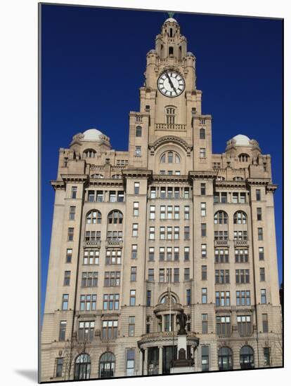 Liver Building, Pierhead, UNESCO World Heritage Site, Liverpool, Merseyside, England, UK, Europe-Rolf Richardson-Mounted Photographic Print