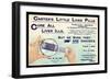 Liver Tablets, Advert for Carters Little Liver Pills-null-Framed Art Print