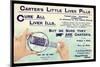 Liver Tablets, Advert for Carters Little Liver Pills-null-Mounted Art Print