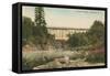 Livermore Bridge, Plymouth, New Hampshire-null-Framed Stretched Canvas