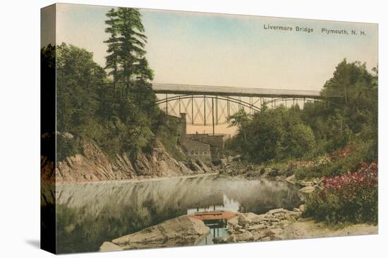 Livermore Bridge, Plymouth, New Hampshire-null-Stretched Canvas