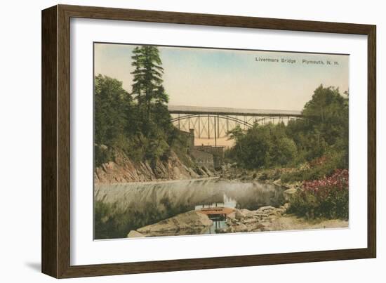 Livermore Bridge, Plymouth, New Hampshire-null-Framed Art Print