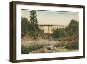 Livermore Bridge, Plymouth, New Hampshire-null-Framed Art Print