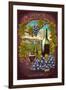 Livermore, California - Merlot-Lantern Press-Framed Art Print