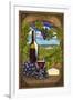 Livermore, California - Pinot Noir-Lantern Press-Framed Art Print