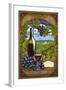 Livermore, California - Pinot Noir-Lantern Press-Framed Art Print