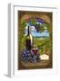 Livermore, California - Pinot Noir-Lantern Press-Framed Art Print