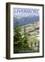 Livermore, Colorado - Hiking Scene-Lantern Press-Framed Art Print