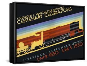 Liverpool and Manchester Railway-null-Framed Stretched Canvas