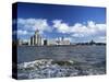 Liverpool and the River Mersey, Merseyside, England, United Kingdom-Chris Nicholson-Stretched Canvas