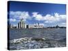 Liverpool and the River Mersey, Merseyside, England, United Kingdom-Chris Nicholson-Stretched Canvas