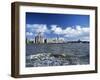 Liverpool and the River Mersey, Merseyside, England, United Kingdom-Chris Nicholson-Framed Photographic Print