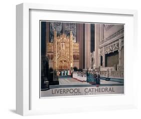 Liverpool Cathedral II-null-Framed Art Print