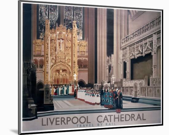 Liverpool Cathedral II-null-Mounted Art Print