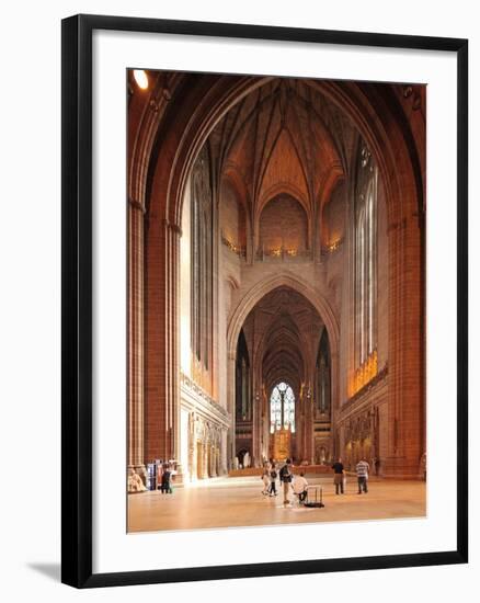 Liverpool Cathedral is the Church of England Cathedral of the Anglican Diocese of Liverpool, Built -David Bank-Framed Photographic Print