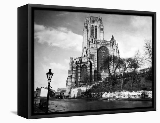 Liverpool Cathedral-Liverpool Post Echo Archive-Framed Stretched Canvas