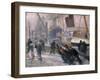 Liverpool Dockers at Dawn, 1903-Victor Francois Tardieu-Framed Giclee Print