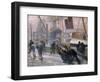 Liverpool Dockers at Dawn, 1903-Victor Francois Tardieu-Framed Giclee Print