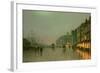 Liverpool Docks from Wapping, C.1870,-Grimshaw-Framed Giclee Print