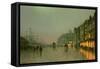 Liverpool Docks from Wapping, C.1870,-Grimshaw-Framed Stretched Canvas