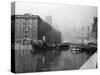 Liverpool Docks-null-Stretched Canvas