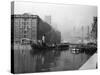 Liverpool Docks-null-Stretched Canvas