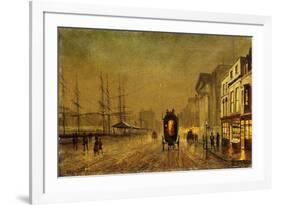 Liverpool Docks-John Atkinson Grimshaw-Framed Giclee Print