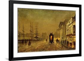 Liverpool Docks-John Atkinson Grimshaw-Framed Giclee Print