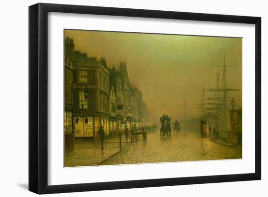 Liverpool Docks-John Atkinson Grimshaw-Framed Giclee Print