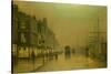 Liverpool Docks-John Atkinson Grimshaw-Stretched Canvas