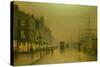 Liverpool Docks-John Atkinson Grimshaw-Stretched Canvas